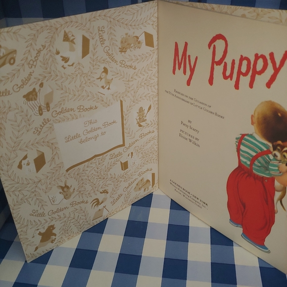 Vintage A Little Golden Book "My Puppy" - Picture 2 of 3